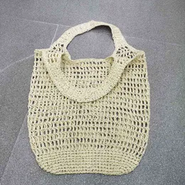 Evening shopping bag woven letters beach bag holiday driehoekige Goede kwalitieit met doos 20220607