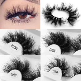 Ciglia finte 1 paia Fluffy 18mm-23mm Visone 3d Fatto a mano Volume morbido Ciglia naturali Maquillaje Lash Vendors LashesFalse