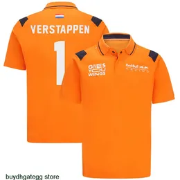 2022 Polo Nytt lag F1 Säsong Red Extreme Sports Bytander T-shirt Male Bull Women's Tops Outdoor Respi Men's Overdimensionerade skjortor bleknar aldrig