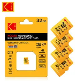 Kodak U3 마이크로 SD 카드 16GB 32GB 64GB 128GB SDXC/SDHC 클래스 10 플래시 메모리 카드 마이크로 SD 32GB 스마트 폰/카메라 용 SDCARD