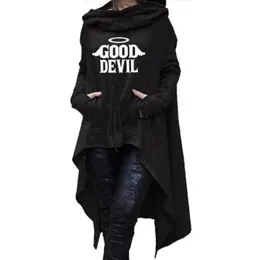 Damen Hoodies Sweatshirts Good Devil Halloween Y2k Harajuku Genshin Impact Woman Kawaii Übergroßer Hoodie Pullover Weibliche KleidungDamen