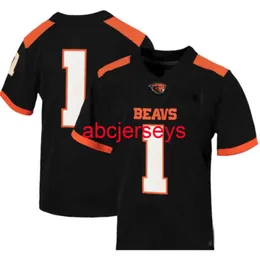 Mit individuell genähtem Oregon State Beavers-Fußballtrikot. Fügen Sie eine beliebige Namensnummer XS-6XL hinzu