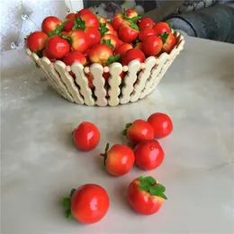 Simulação realista de Tomate Artificial Plástico Fake Fruit Home Party Decor 20220610 D3