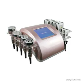 6 I 1 40K Ultraljudskavitation Slimming Machine RF Vakuum Body Viktförlust Skönhetsutrustning