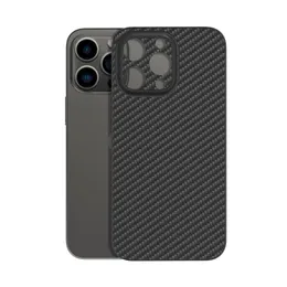 Carbon Fibre PP Phone Case Ultra Thin Matte Frosted Flexible Back Cover for iphone 14 13 12 mini 11 pro max x xs xr 7 8 plus