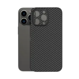 Fabryk z włókna węglowego PP Ultra cienkie matowe elastyczne tylne okładkę dla iPhone'a 14 13 12 Mini 11 pro Max xs XR 7 8 Plus