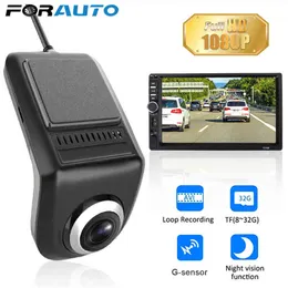Full HD P ADAS Dashcam Gsensor Car DVR Min Car DVR kamera U Player multimedia dla Android Car Digital Video Recorder J220601