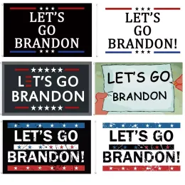 2024 Lets Go Brandon Trump Eleitoral Bandeira 150x90cm Custom Outdoor Decory Banner