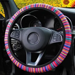 Steering Wheel Covers Fashion Car Cover Wrap For Girl Woman Anti-slip Protective 37-38 Cm Funda Volante