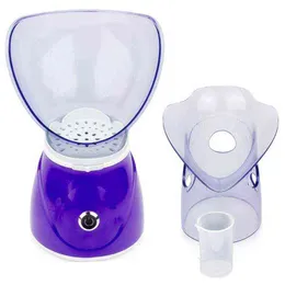 Hot Facial Steamer Professional Steam Inhaler Sauna Spa for Face Mask Moisturizer - Sinus with Aromatherapy EU Plug 220505