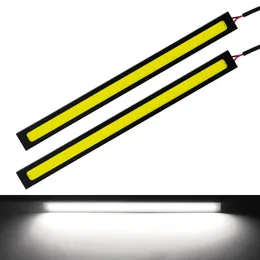 New 2Pcs 17CM Universal COB LED Strip Car Daytime Running Fog Lamp DRL Driving Strip Light Flexible Led Strip/waterproof 10-16V