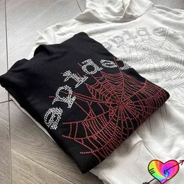 2022FW 3D PITA DRIIDA SP5DER MĘŻCZYZN MĘŻCZYZNA KOBIETY MŁODY ZBIORNIK SPIDER Red Web Graphic Hooded 555555 Bluzy Pullover album