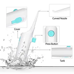 Dental Water Jet for Teeth Oral Irrigator Cleaner Manual Power Watepulse Flosser Hygiene Irrigation Dropshipping 220513