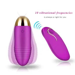 Klitoris stimulieren drahtlose Jump Egg Bullet Vibrator sexy Spielzeug für Frauen vaginaler Training Frauen Masturbation AV Produkt