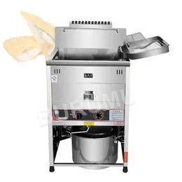 Kommersiell stekstemperaturstyrning Fried Chicken Chop Machine Oil Fryer Restaurang Beverage Shop Food Processing Equipment