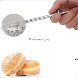 Baking Pastry Tools Bakeware Kitchen Dining Bar Home Garden Flour Duster For Stainless Steel Powdered Sugar Sifter Spices Shaker Cocoa Di