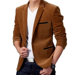 Luxury Men Blazer Moda Autumn Brand de alta qualidade Busines Coat Slim Fit Men Suit Terno Masculino Blazers Men 220527