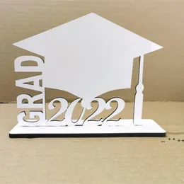 Sublimation Blank Graduation Photo Frame Heat Transfer Photos Album Wooden Desktop Decoration DIY Creative Graduation Gift GCB14745