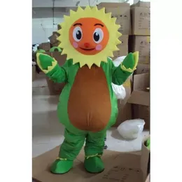 Halloween Sunflower Mascot Costume High Quality Cartoon Sun Flower Plush Anime theme character Adult Size Christmas Carnival Birthday Party Fancy Outfit