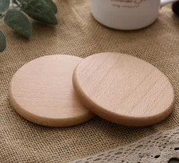 Dinnerware Round Wooden Coasters Drink Mat Table Tea Coffee Cup Pad Heat Resistant High Quality Coaster