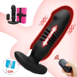 Umania Männliche Prostata -Massage Schubdildo Vibrator Buttplug für Männer schwule Analanalstimulator Stimulator Sexy Spielzeug für Erwachsene sexyshop