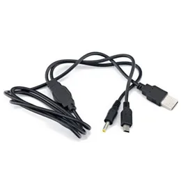 1.2M 2 in 1 Cavo di ricarica dati USB Cavo di alimentazione Cavo di ricarica per console di gioco Sony PSP 2000 3000