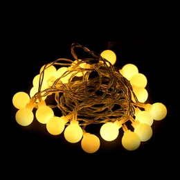 Dekoracje świąteczne Wróżki LED Light Balls Lights Wesoły dla ozdób drzew domowych Xmas Navidad Prezenty