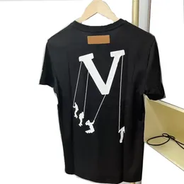 Fashion Mens white snake t shirt famous designer t-shirt big v high quality hip hop men women short sleeve M-5xl