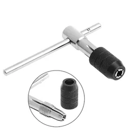 Hand Tools T-Handle Tap Wrench Chuck Type Capacity M3-M6 1/8"-1/4" Adjustable ToolHand