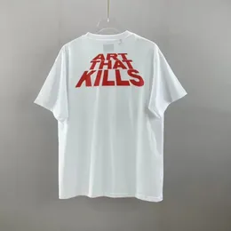 22ss Yaz Sanat T-Shirt Moda Erkek Kısa Kollu Tee Kadın Giyim Rahat Pamuk Tişörtleri