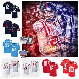 2021 Sugar Bowl Ole Miss Rebels Football Jersey 2 Matt Corral Jerrion Ealy Elijah Moore John Rhys Plumlee Snoop Conner Jonathan Mingo