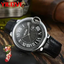 Herren-Luxus-Business-Marke, technische Uhr, Edelstahlgehäuse, 43 mm, Quarzuhr, Sport-Armband, Kalender, leuchtende europäische und amerikanische Mode-Armbanduhr