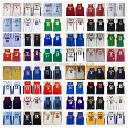 NCAA Basketball Jerseys Towns Robertson Hadaway Jr Ingram Rose Antetokounmpo Harden Chamberlain Ingram Sabonis Anthony Kusiner Okafor Leonard Walker Jersey