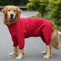 Abbigliamento per cani grandi impermeabili samoyed oro labrador medium grandi tutto inclusivo a quattro zampe per animali domestici poncho