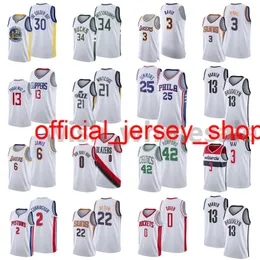 2021 Basketball Jerseys Curry Jersey James Antetokounmpo Cunningham Harden Beal Booker Green Butler Embiid Young Dragic Whiteside Durant