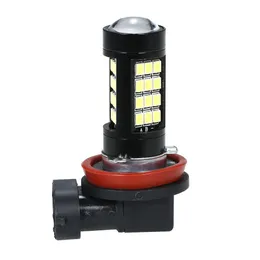 Araba Farlar LED 2835 Canbus Hatası Ücretsiz Sis Ampul 12 V 6500 K Beyaz Sürüş Gündüz Koşu Lambası Oto LED Işık 2 ADET H11 H8 42SMD