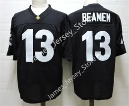 #13 Willie Beamen Football Jersey Black Stitched Football Trikots Herren Die jeden Sonntagsfilm Film Film