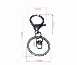 Silver And Antique Bronze Lobster Clasp Key Pointchain With Zinc Alloy Key  Point Hook For DIY Car Key Point Ring Making 21*35mm Key Pointring  Accessories From Yambags, $0.27