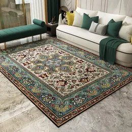 Tappeti stile di corte europeo per soggiorno grandi dimensioni tappeto per la casa di alta qualità camera da letto tappeto da salotto addensato tappeto persiano vintage tappeti