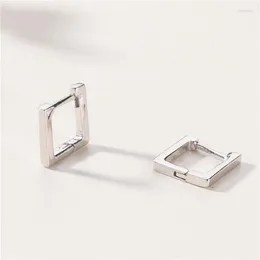 STUD Real 925 Серьмы стерлингового стерлинга Geometric Square Design Retro Stylegant Серьги для женской вечеринки подарки для ювелирных изделий Dale22 FARL22