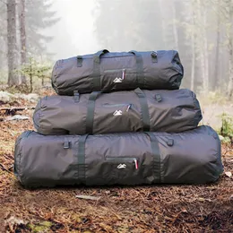 Składanie dużych zdolności do przechowywania namiotu worka do przenoszenia Wodoodporna pakiet bagażowy torebka do biwakowania organizatora piknik