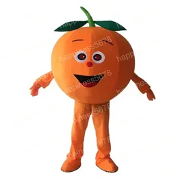 Simulation Orange Mascot Costumes High quality Cartoon Character Outfit Suit Halloween Adults Size Birthday Party Outdoor Festival Dress