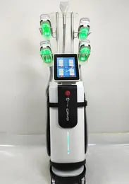 Salon kriyolipoliz yağ donma makinesi lipo lazer selülit indirgeme kavitasyon kilo kaybı RF cilt sıkma makineleri 5 kriyo kolu 40K kavitasyon ile RF