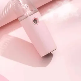 Nano Facial Portable Mini Cute octopus pattern Face Mist Handy Sprayer Automatic Eyelash Extensions Cool Steamer 220507