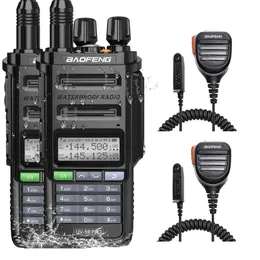 2PCS Baofeng UV-9R Pro IP68 Waterproof Dual Band 136-174/400-520MHz Ham Radio Baofeng Walkie Talkie Add 780 MIC