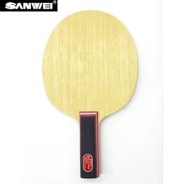 Sanwei Fextra 7 (Nordic vii) lâmina de tênis de mesa (7 camadas de madeira, Tecnologia do Japão, Estrutura de estigas clipper Cl) Raquete Ping Pong Bat 220402