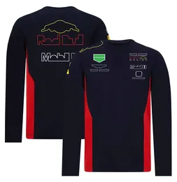 T-shirt de pilote de F1, nouvelle combinaison de course à manches longues, formule 1 avec le même uniforme d'équipe, peut être personnalisé 3109