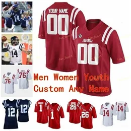 Thr ncaa College Jerseys ole Miss Rebels 12 Donte Moncrief 14 DK Metcalf Mike Wallace 17 Evan Engram 18 Are Achien Manning Custom Football Stitched