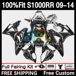 OEM Fairings Kit for BMW S 1000RR 1000 RR S1000-RR 09-14 2DH.58 S-1000RR S1000 RR 2009 2010 2011 2013 2013 S1000RR 09 10 11 12 13 14 Injection Mould Body Black