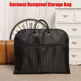 60100cm Dustproof Dress Clothes Cover Case Suit Dress Garment Bag Storage Travel Coat Jacket Home Zipper Protector T200506